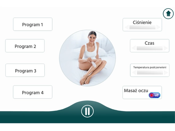 LymphaMedic 24 Premium + spodnie 8-komorowe + kurtka 16-komorowa z masażerem oczu